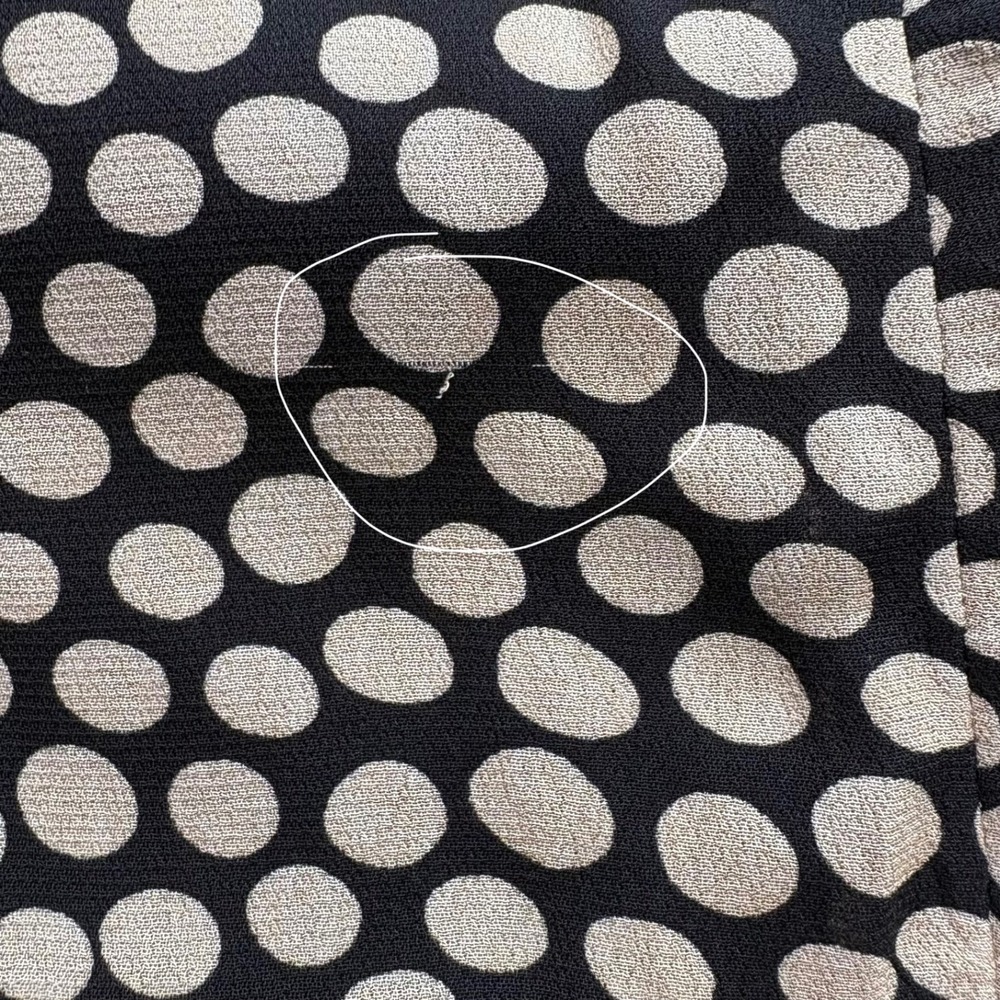 NWT Banana‎ Republic Georgette Ruched Front Mini Dress 20 Polka Dot Flirty Soft - Picture 13 of 13